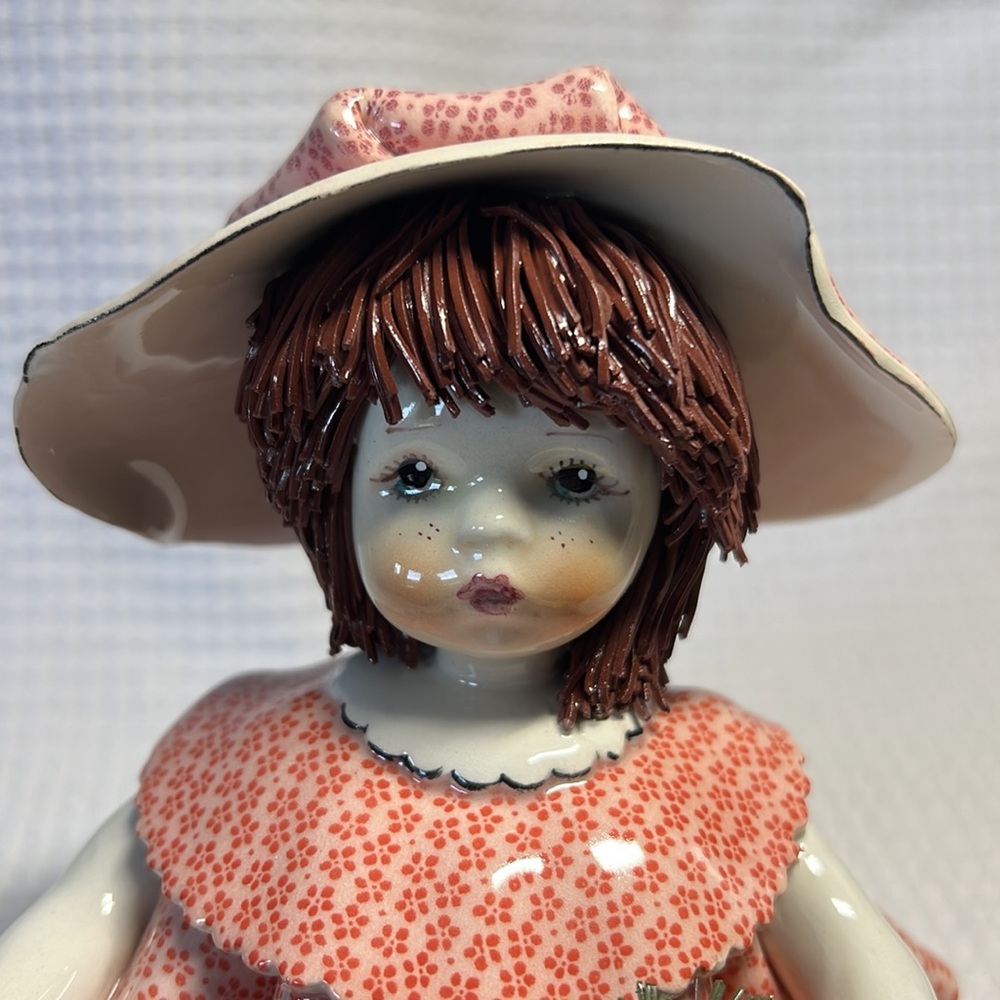 Zampiva Sitting Girl Doll brand new in original box - Picture 3 of 11